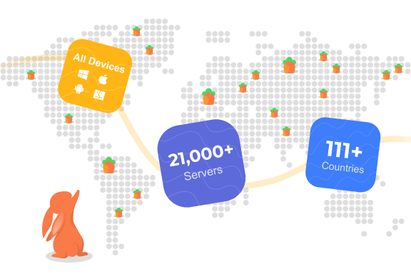 111 VPN Server Locations Map _ Turbo VPN